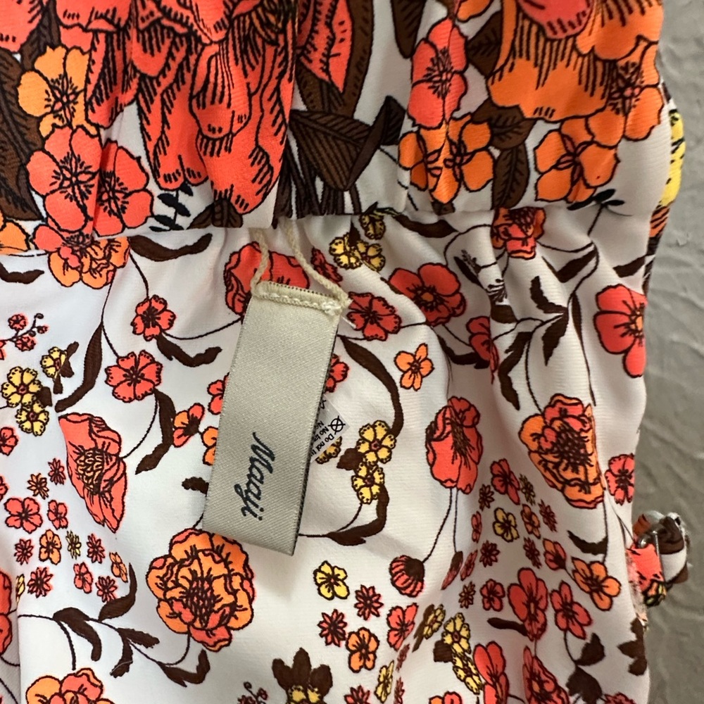 Floral Cutout Maaji Large Reversible Bikini Top Only - Picture 6 of 10